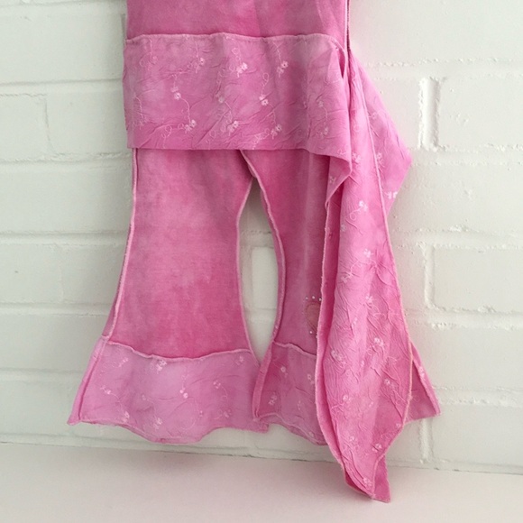 C.C. Clothing 100% Cotton Pink Two Piece Short Sleeves Toddler Outfit Size 2T - Picture 3 of 6